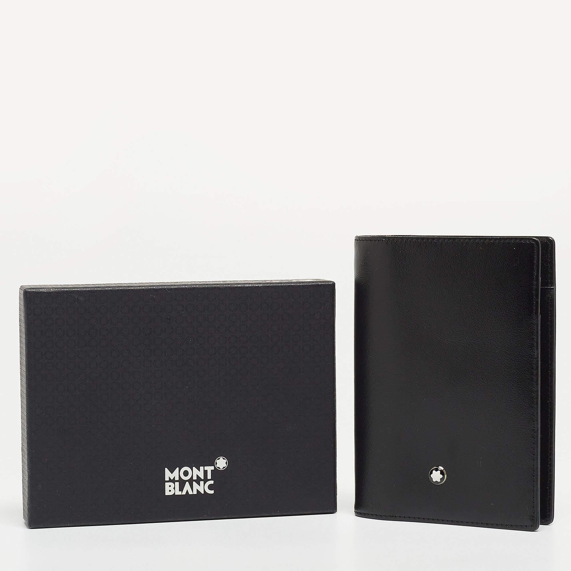 Montblanc Black Leather Meisterstück Pocket Notebook 2