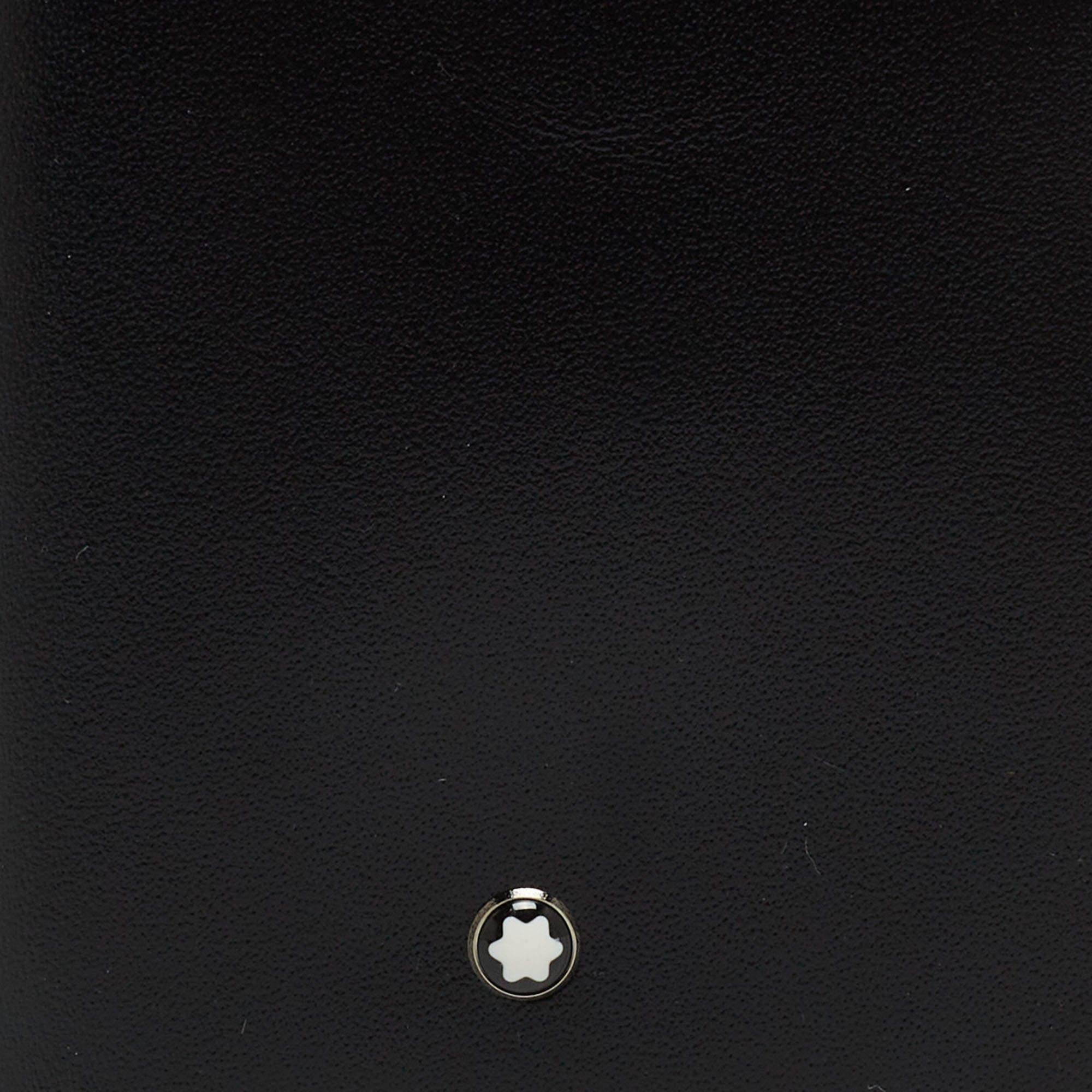 Montblanc Black Leather Meisterstück Pocket Notebook 3