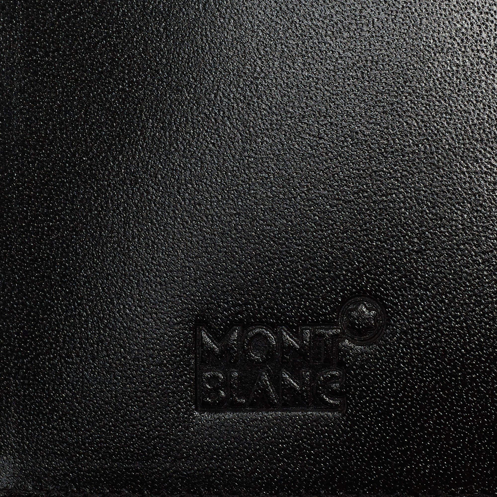Montblanc Black Leather Meisterstück Pocket Notebook 4