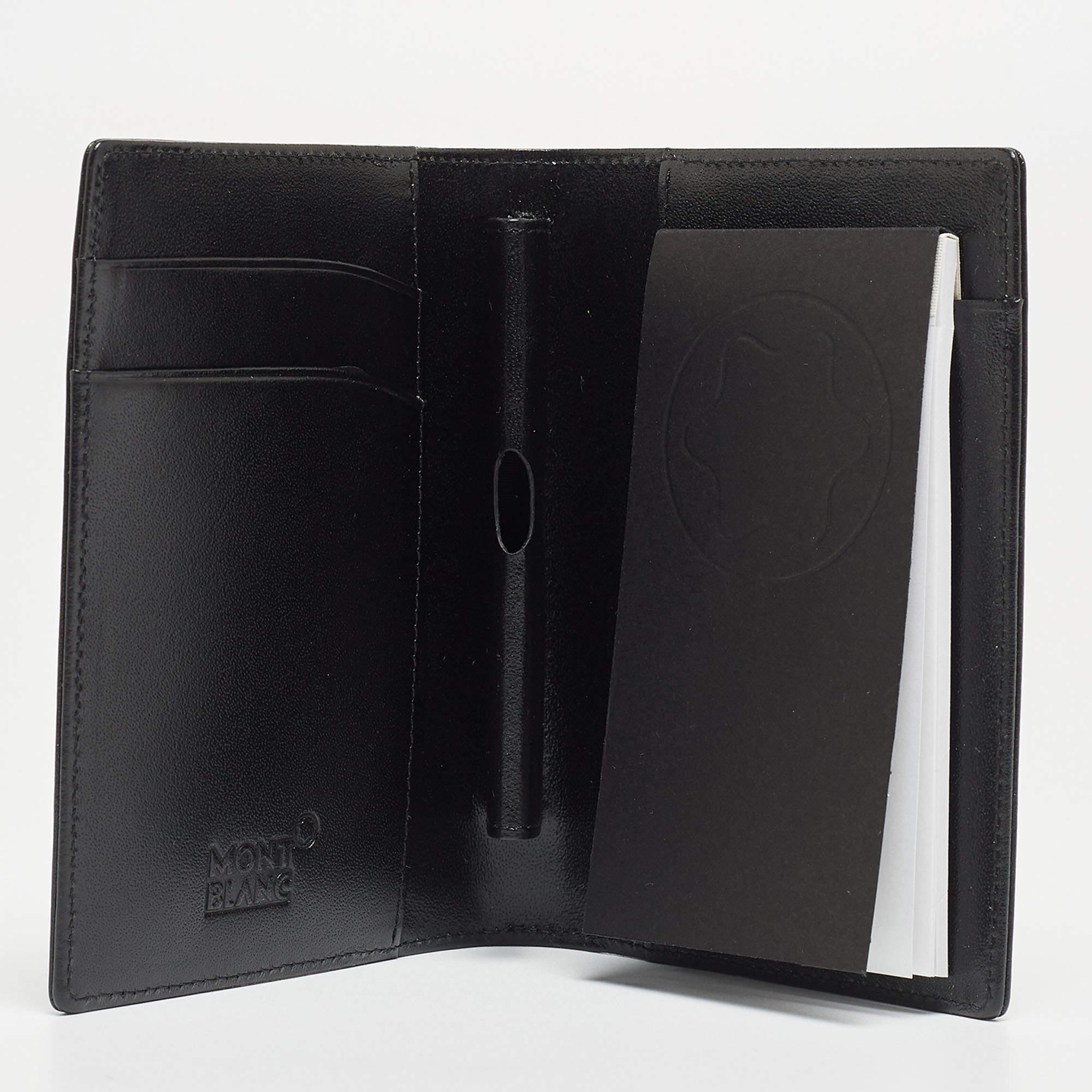 Montblanc Black Leather Meisterstück Pocket Notebook 5