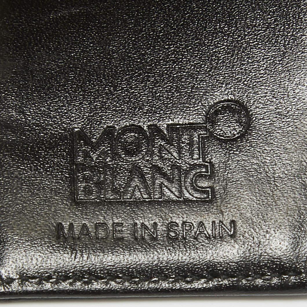 Montblanc Black Leather Meisterstück 6 Key Case For Sale 3