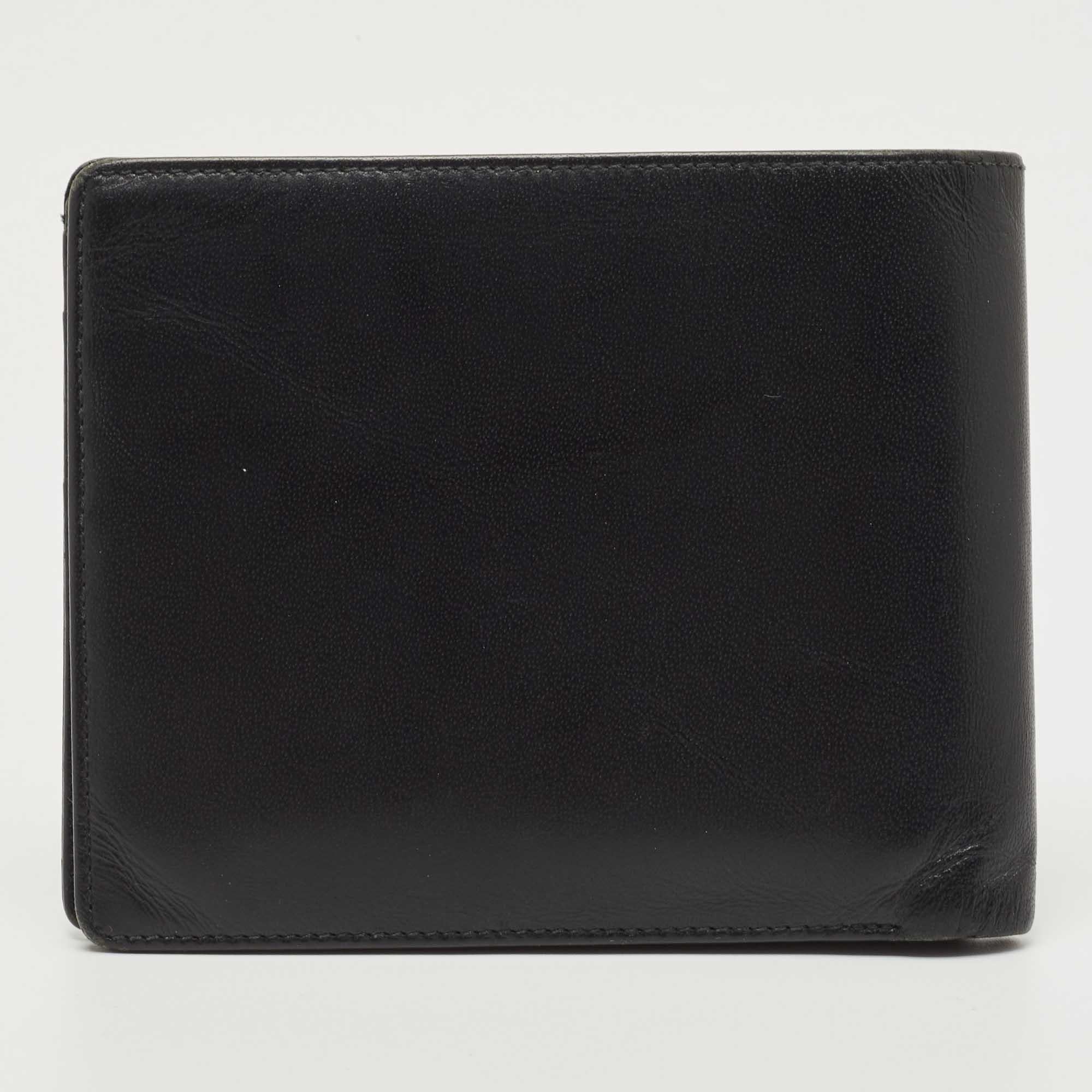 Montblanc Black Leather Miesterstuck Bifold Wallet 1