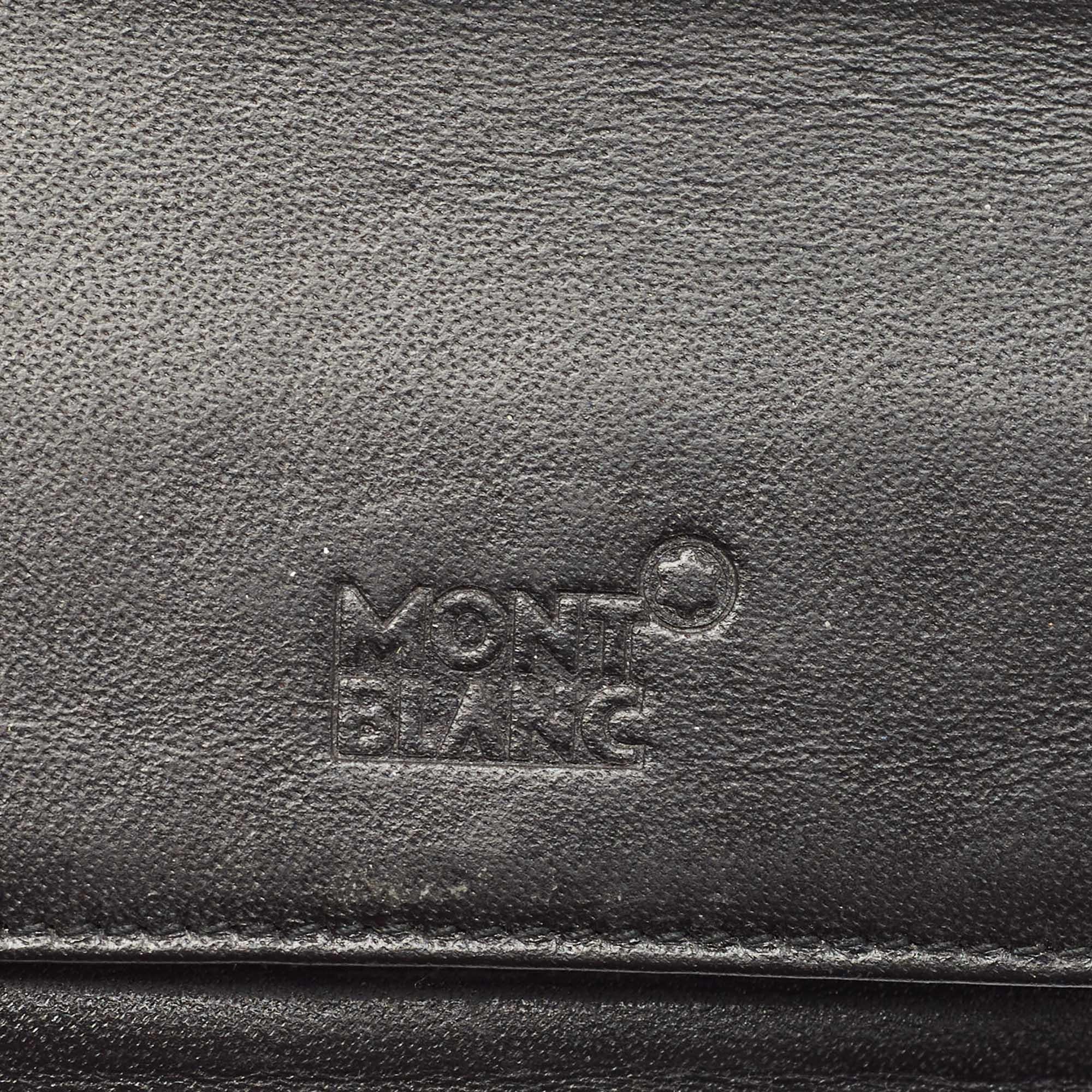 Montblanc Black Leather Miesterstuck Bifold Wallet 4