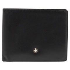 Montblanc Black Leather Miesterstuck Bifold Wallet