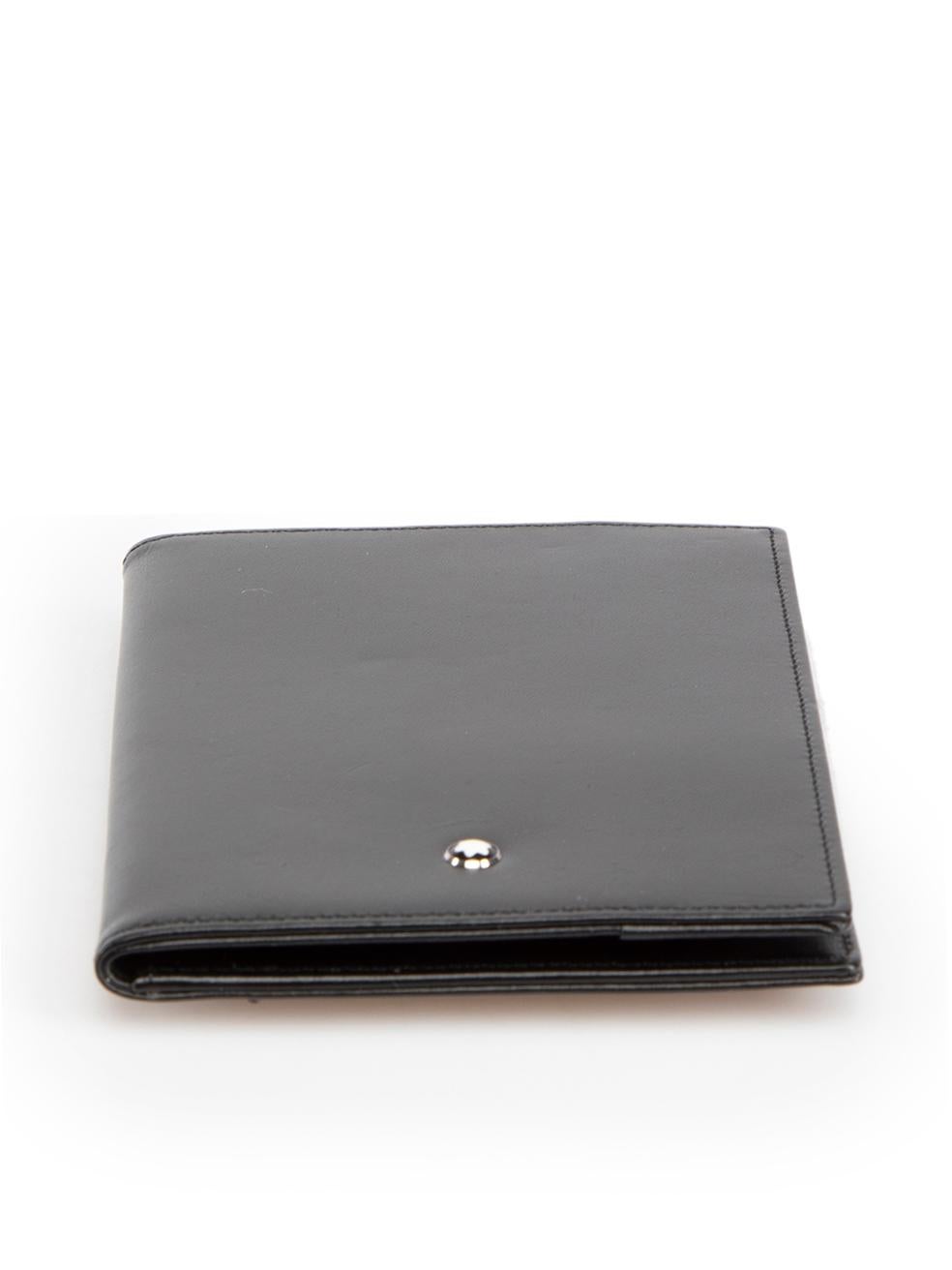 Women's Montblanc Black Leather Passport Cover For Sale