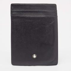 Montblanc Black Leather Urban Spirit Card Holder