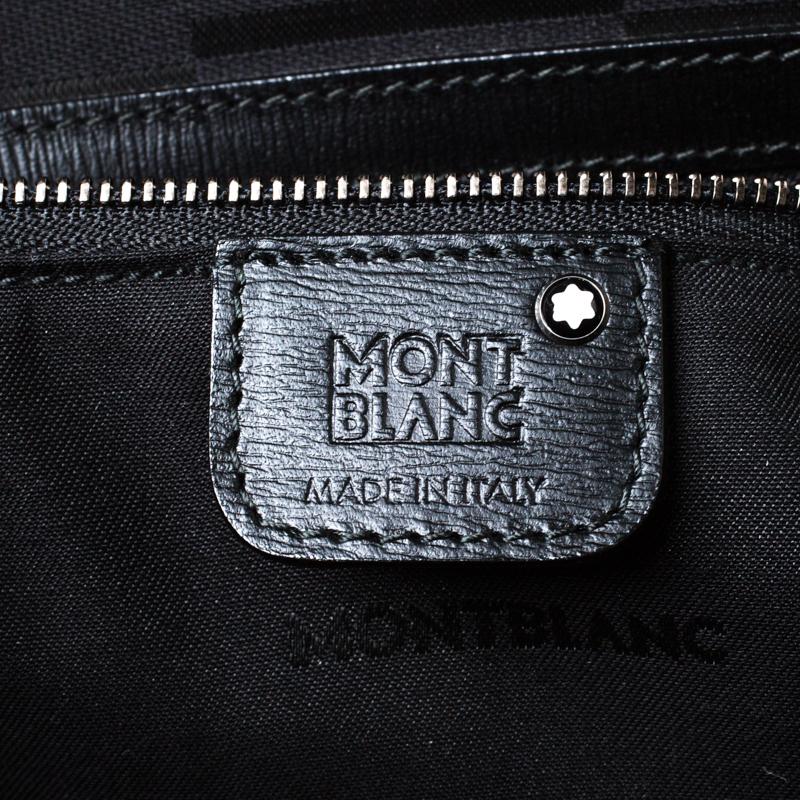 Women's Montblanc Black Mystery Canvas Westside Tote
