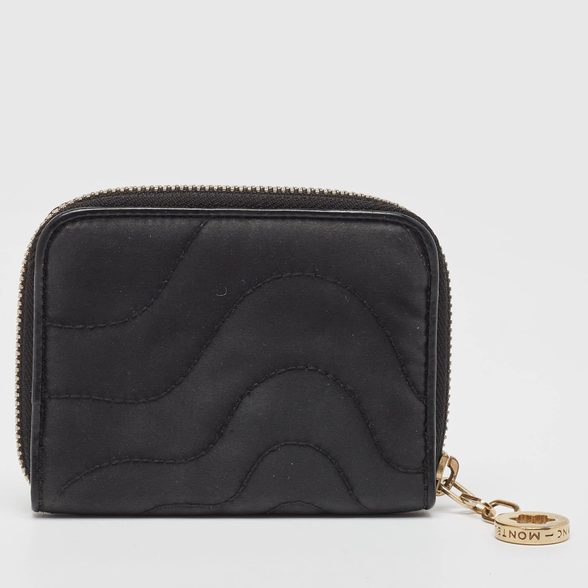 Women's Montblanc Black Nylon Starisma Zip Purse For Sale