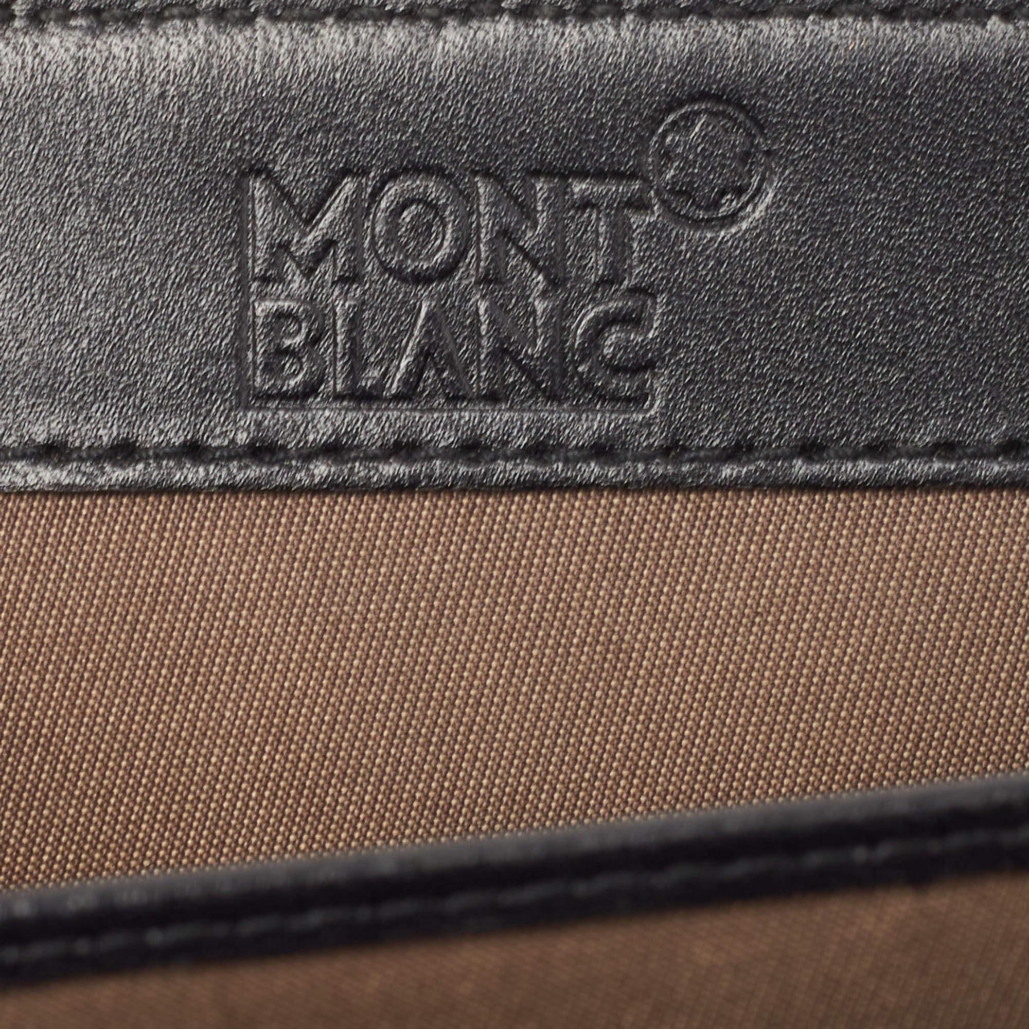 Montblanc Black Nylon Starisma Zip Purse For Sale 4