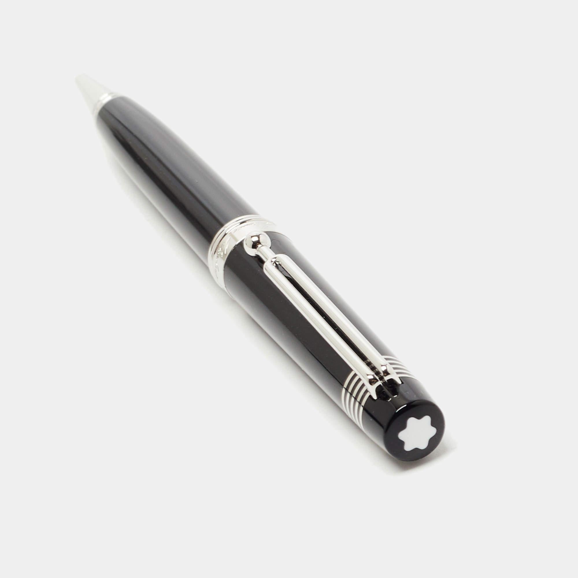 From Montblanc's series of special edition pens comes this gorgeous ballpoint pen set made in honor of Johannes Brahms, who was a German composer and pianist. It is crafted in resin and has metal fittings for a luxe finish.

Includes: Original Case,