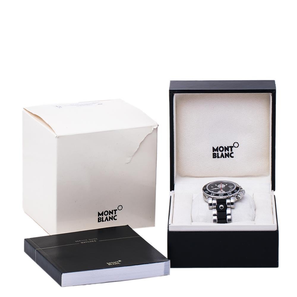 Men's Montblanc Black Sport XXL 102359 Automatic Chronograph Men’s Wristwatch 41.50 mm