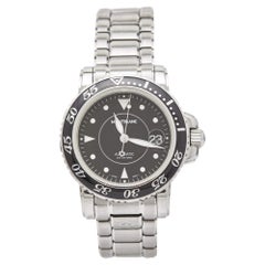 Reloj de pulsera Montblanc Meisterstuck 7145 de acero inoxidable negro para hombre 41 mm