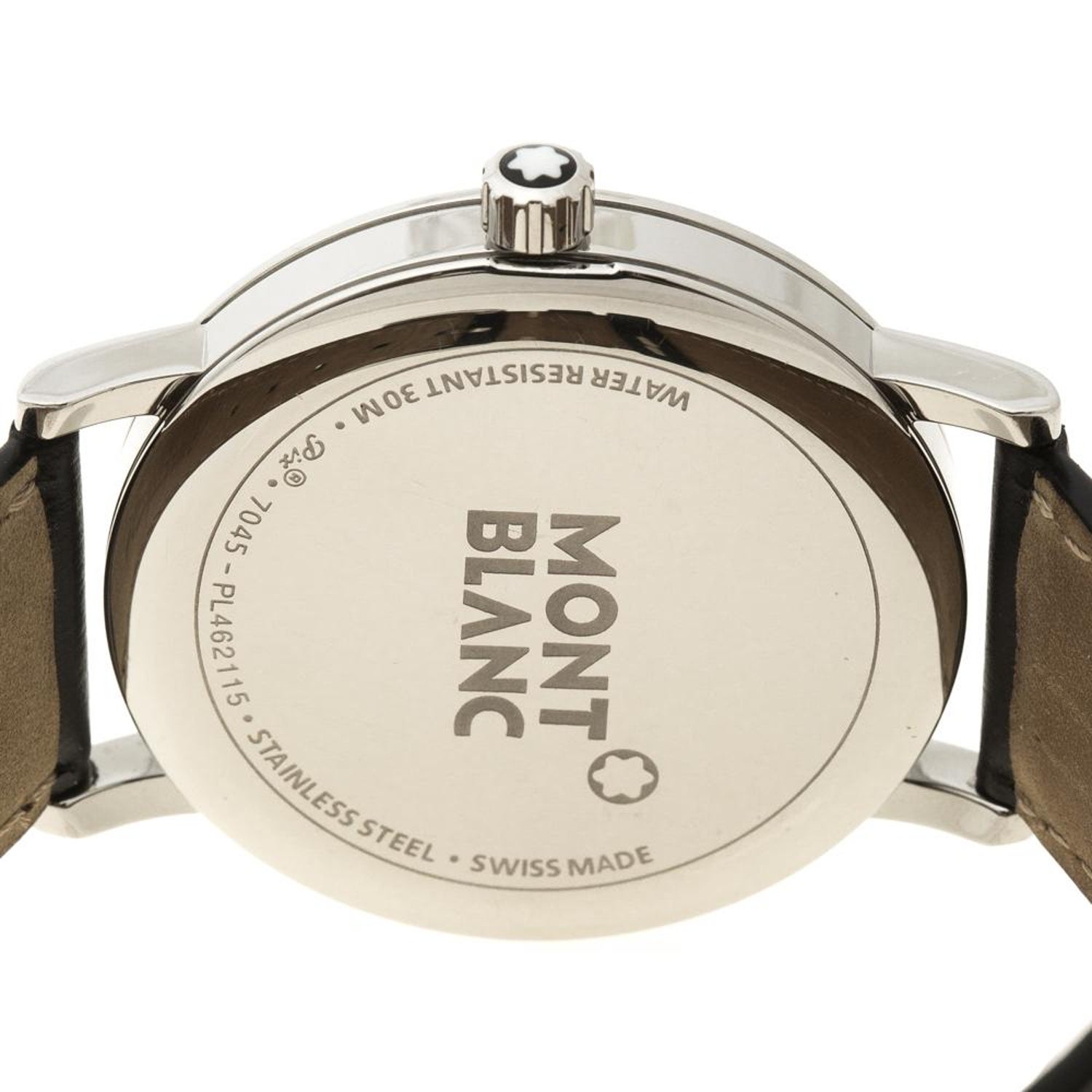 Montblanc Black Stainless Steel Pix 7045 Men S Wristwatch 38 Mm For Sale At 1stdibs
