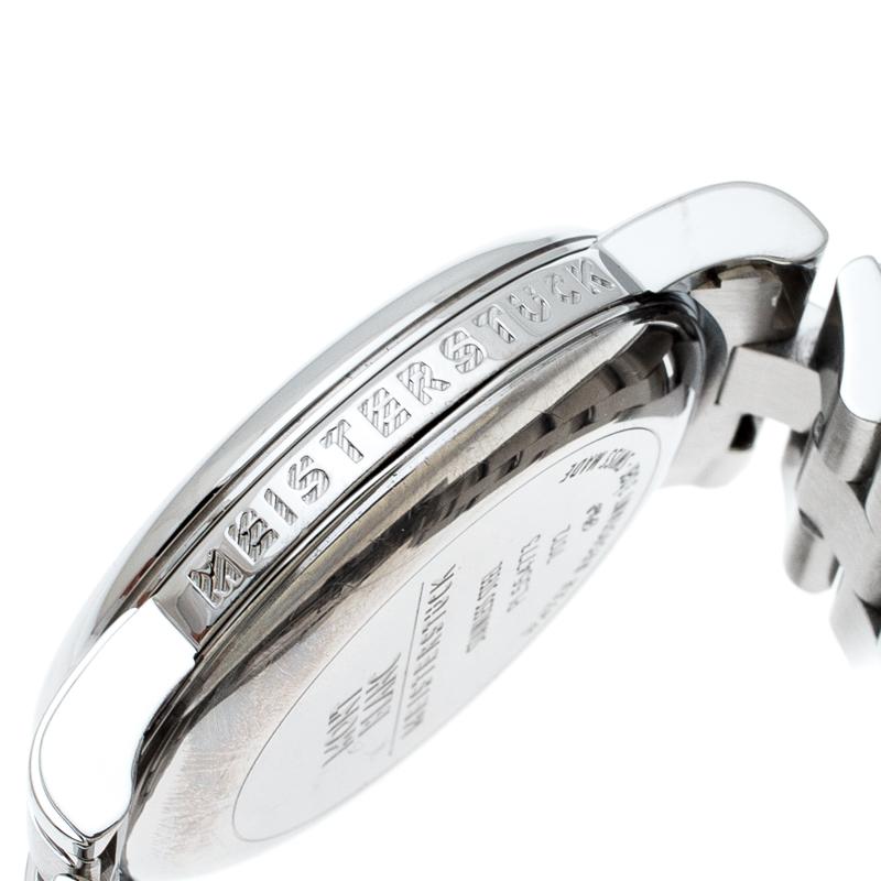 Montblanc Montre-bracelet pour homme en acier inoxydable noir Star 7072 40 mm Bon état - En vente à Dubai, Al Qouz 2