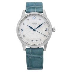 Montblanc Boheme 34mm Acero MOP Esfera Diamante Reloj Automático Señora MB118651