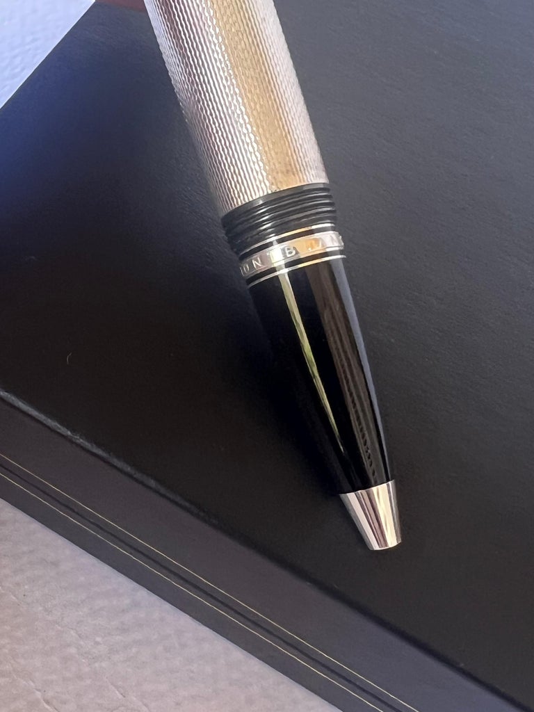 Montblanc Boheme Ag925 Sterling Silver Roller Ball Pen Full Set
