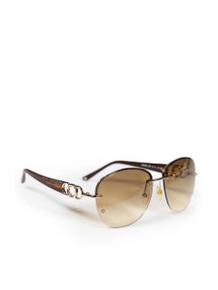 Montblanc Brown Gradient Lens Sunglasses