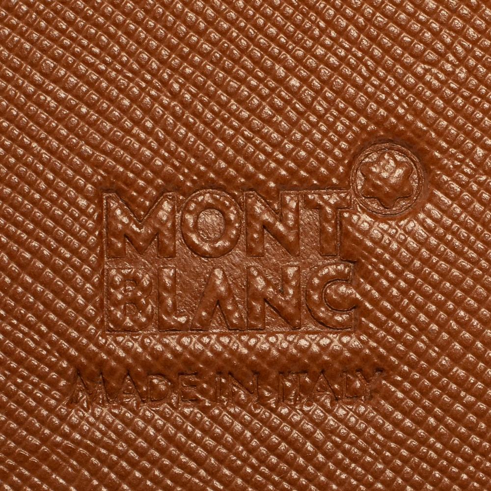 Organiseur d' Agenda Montblanc en cuir marron avec fermeture éclair Neuf à Dubai, Al Qouz 2