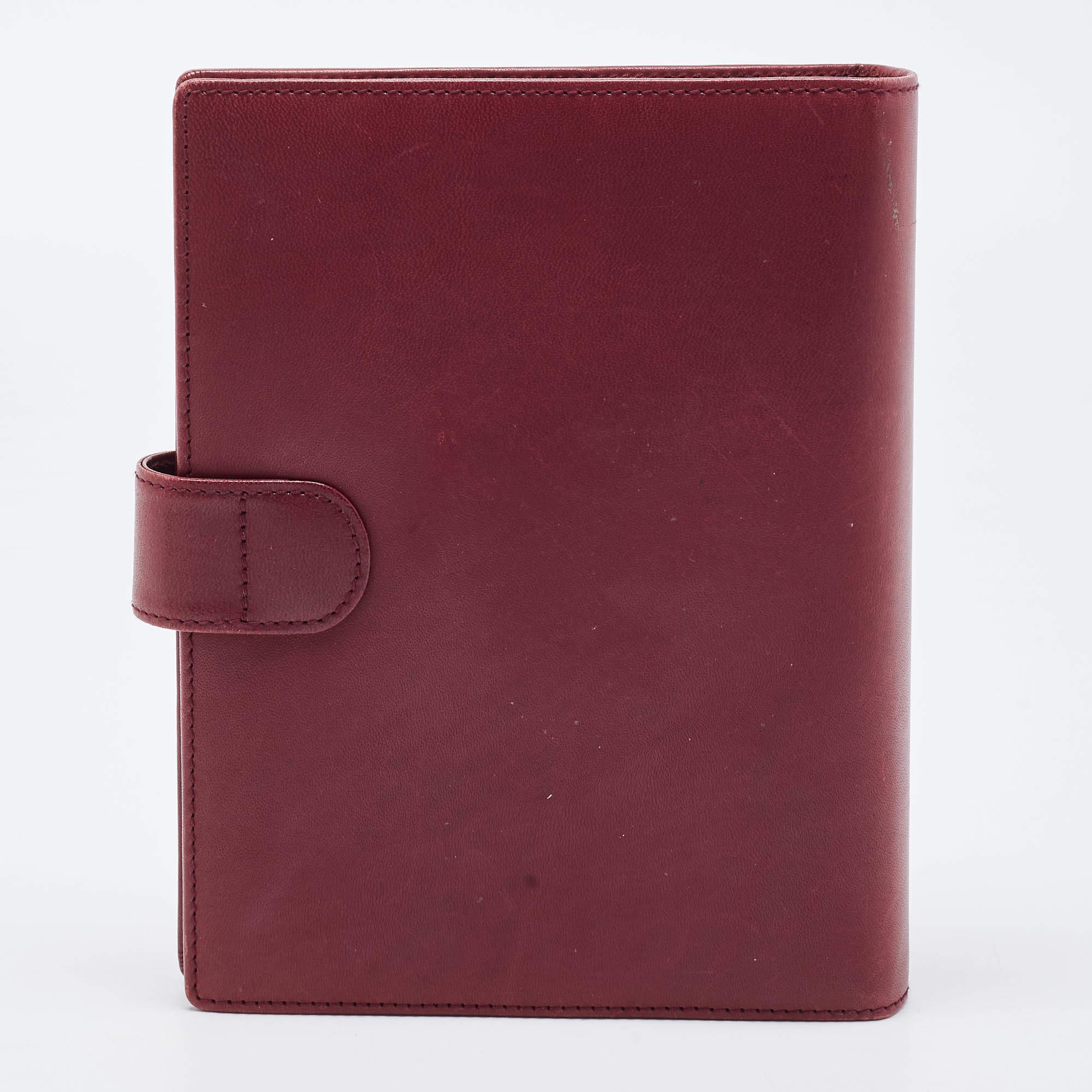 Functional creations like this one from Montblanc are worth the splurge. This Agenda Cover has a burgundy leather exterior and an interior created to neatly house your essentials.

