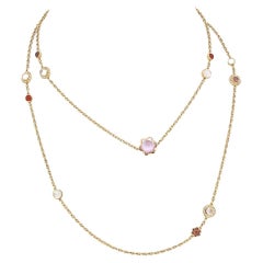 Collana con diamanti e pietre preziose Montblanc Cabochon