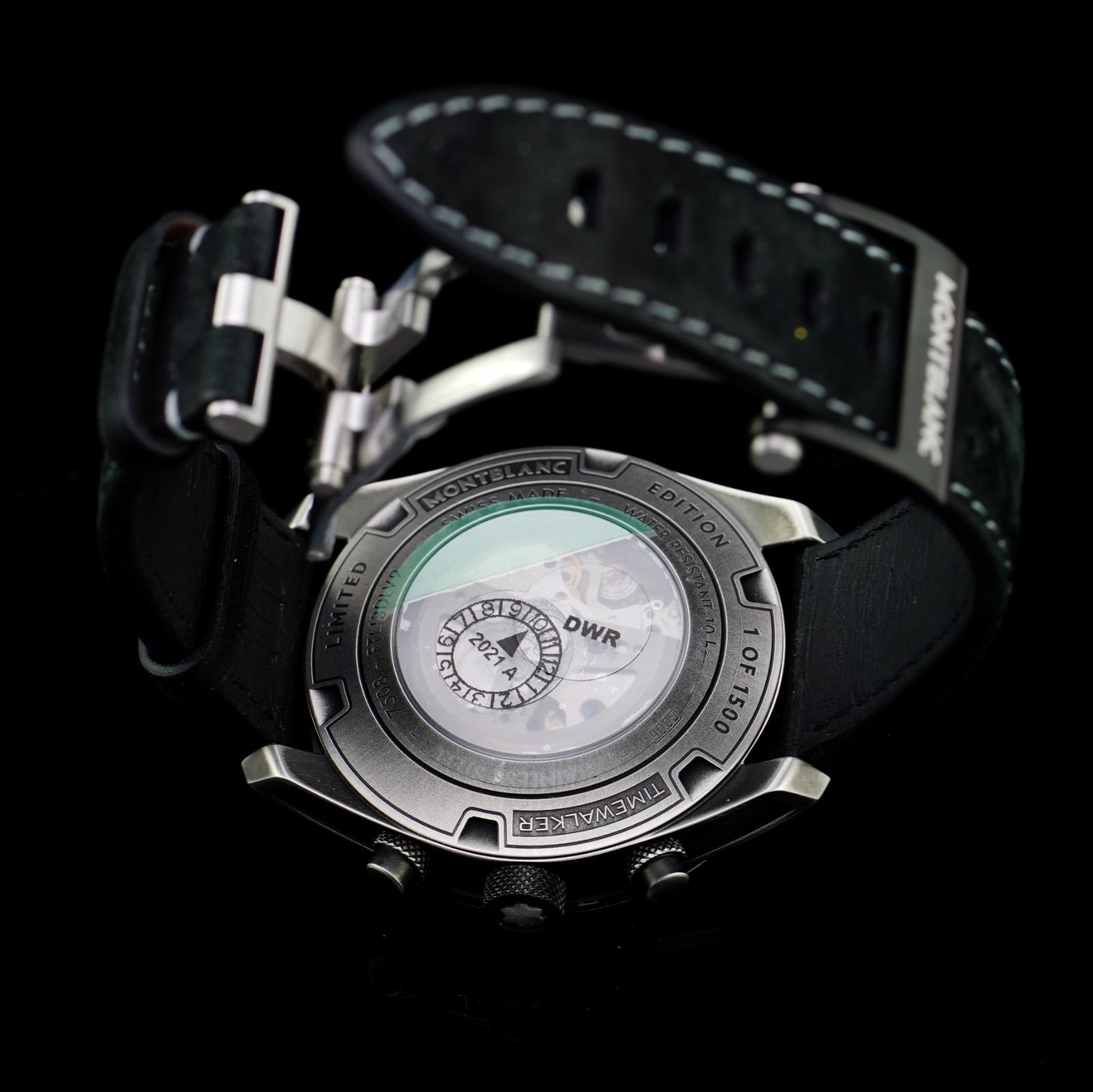 Women's or Men's Montblanc Ceramic Automatic Chronograph Men's Watch For Sale