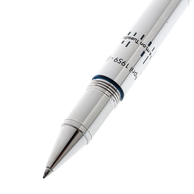 From their Great Characters Edition, Montblanc brings you this Limited Edition 1926 Rollerball Pen in honor of Miles Davis who is one of the most important names in the world of jazz and 20th-century music. This pen is crafted meticulously with