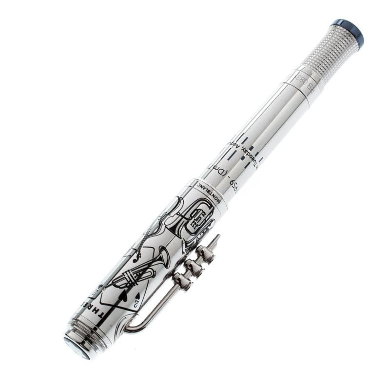 Gray Montblanc Characters Edition Miles Davis Limited Edition 1926 Rollerball Pen