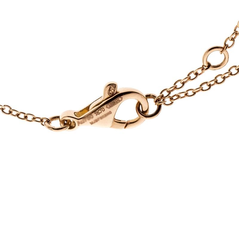 Montblanc Coeur de Pétales Entrelacés 18k Rose Gold Charm Bracelet In Excellent Condition In Dubai, Al Qouz 2