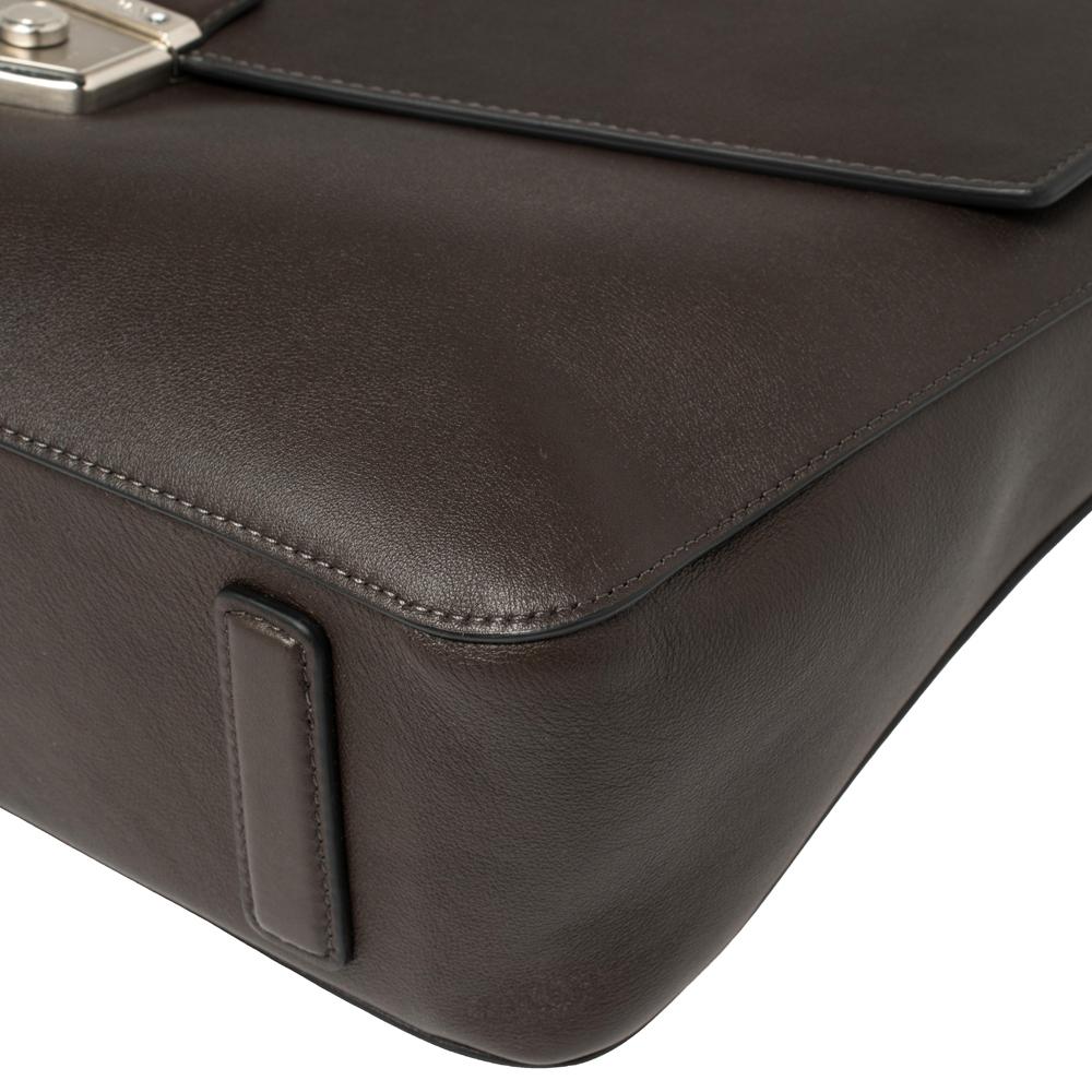 Montblanc Dark Brown Leather Meisterstuck Sfumato Briefcase 4