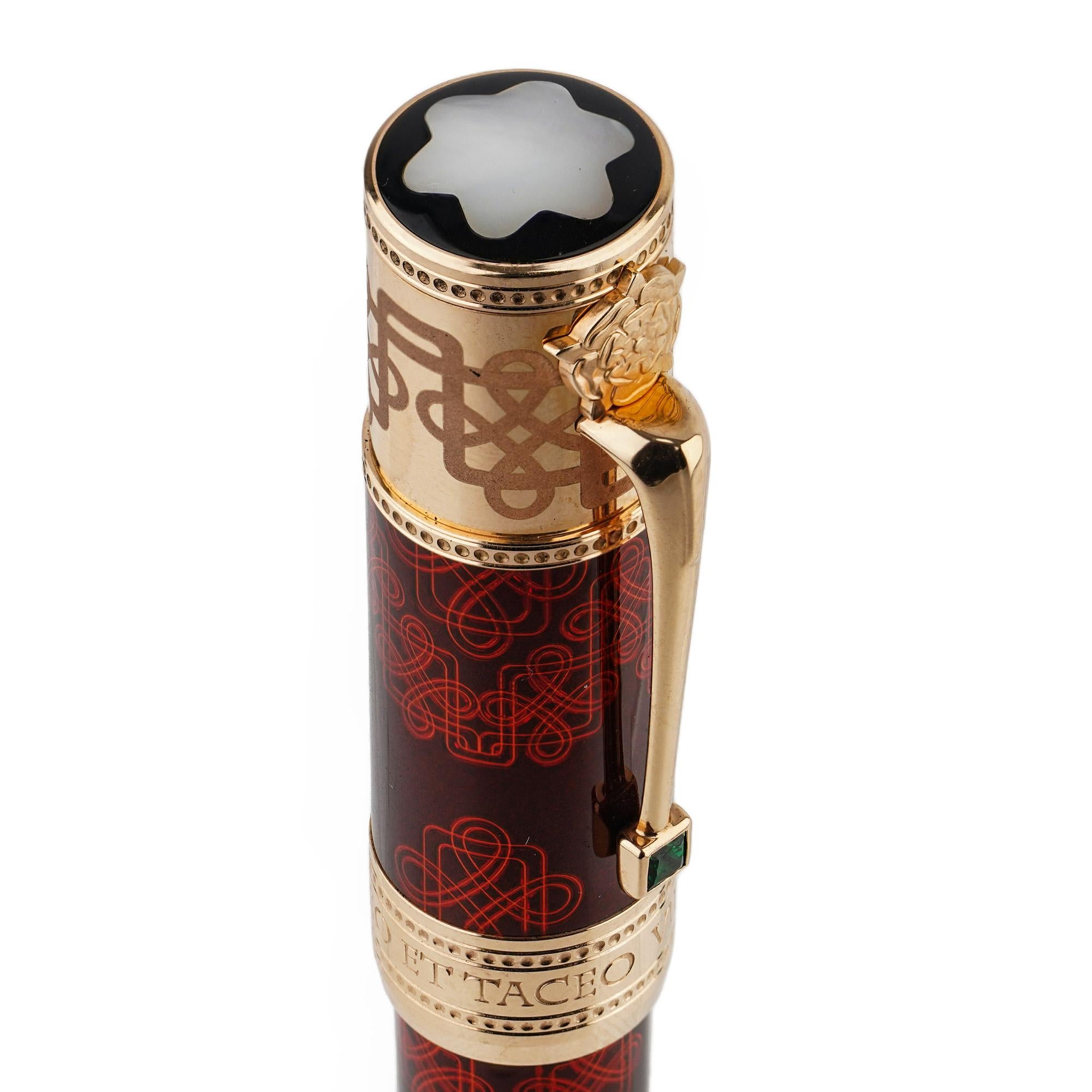 Montblanc Elizabeth I Patron of Art Series Limited Edition 612/888 Fountain Pen For Sale 5
