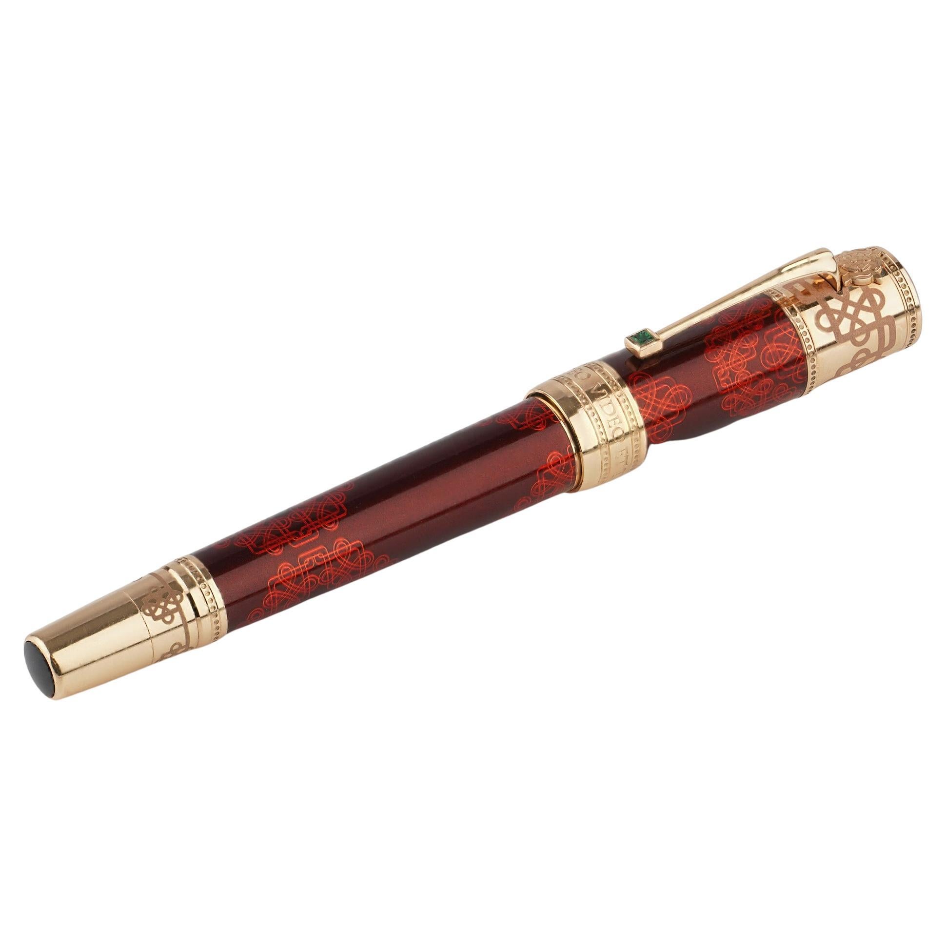 Montblanc Elizabeth I Patron of Art Series Limited Edition 612/888 Fountain Pen For Sale