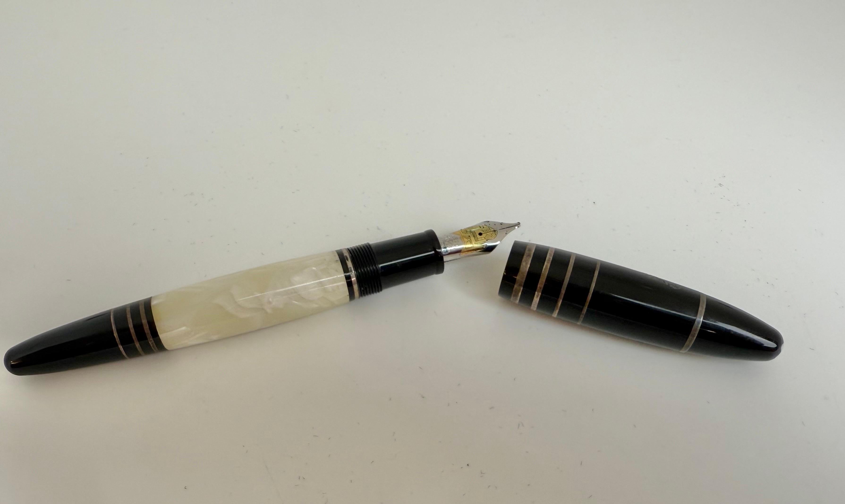 XXI secolo e contemporaneo Stilografica Montblanc F. Scott Fitzgerald Edizione Limitata con Scatola e COA 28711 in vendita