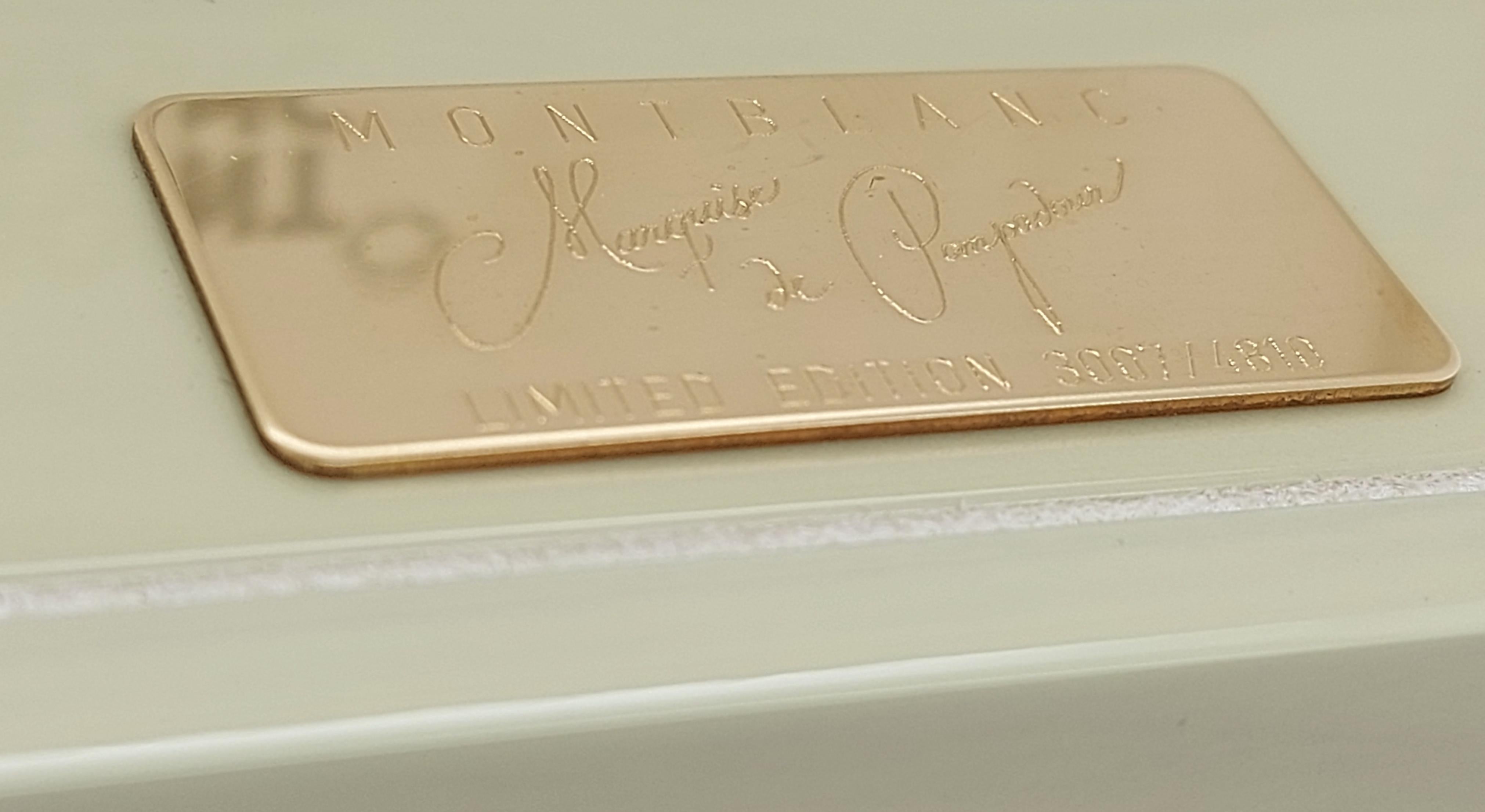 Montblanc Stilografica Marquise De Pompadour, Meissen Edizione Limitata 4810 Nuovo in vendita 9