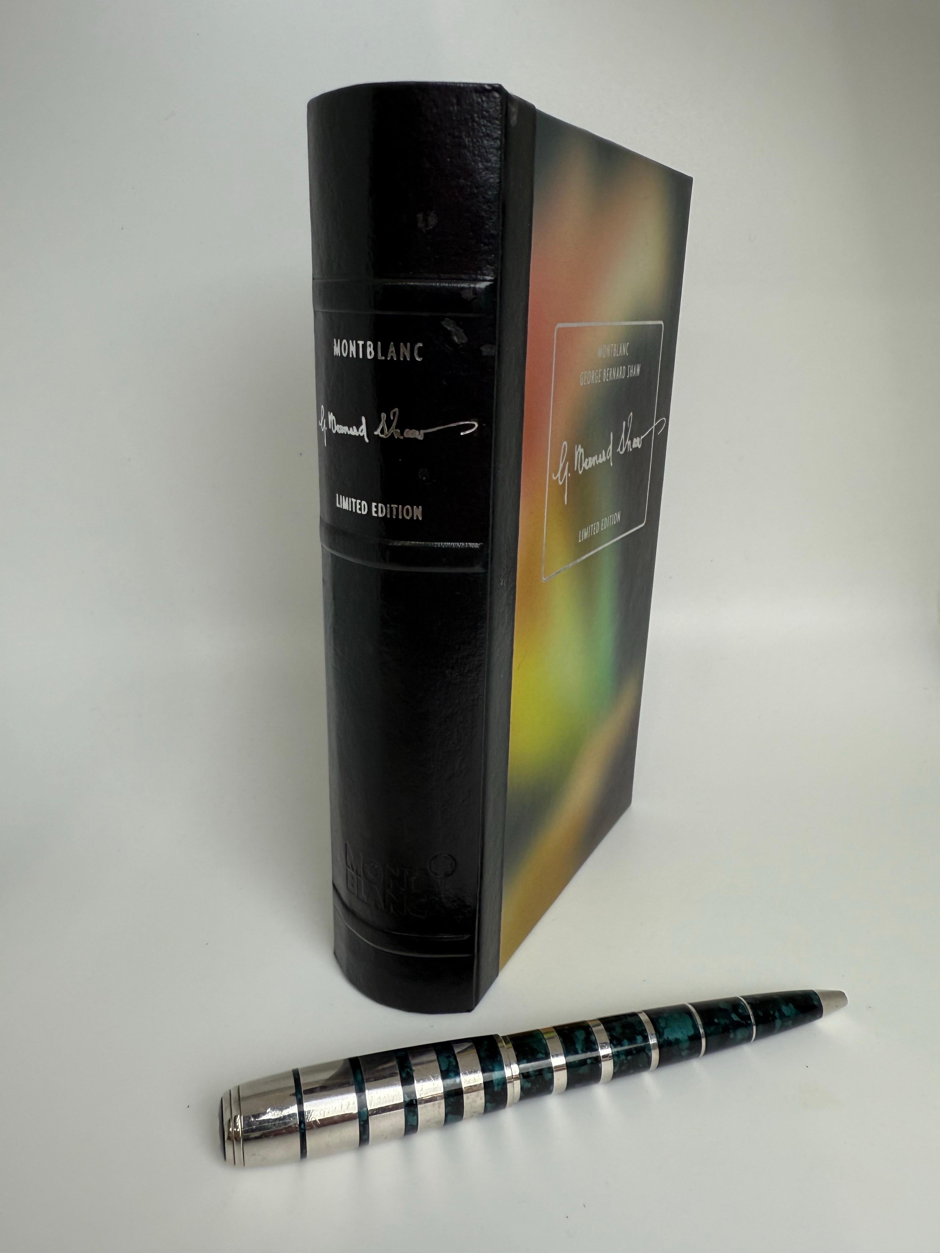 Penna a sfera Montblanc George Bernard Shawe Writers Edition Edizione limitata 2008 in vendita 3