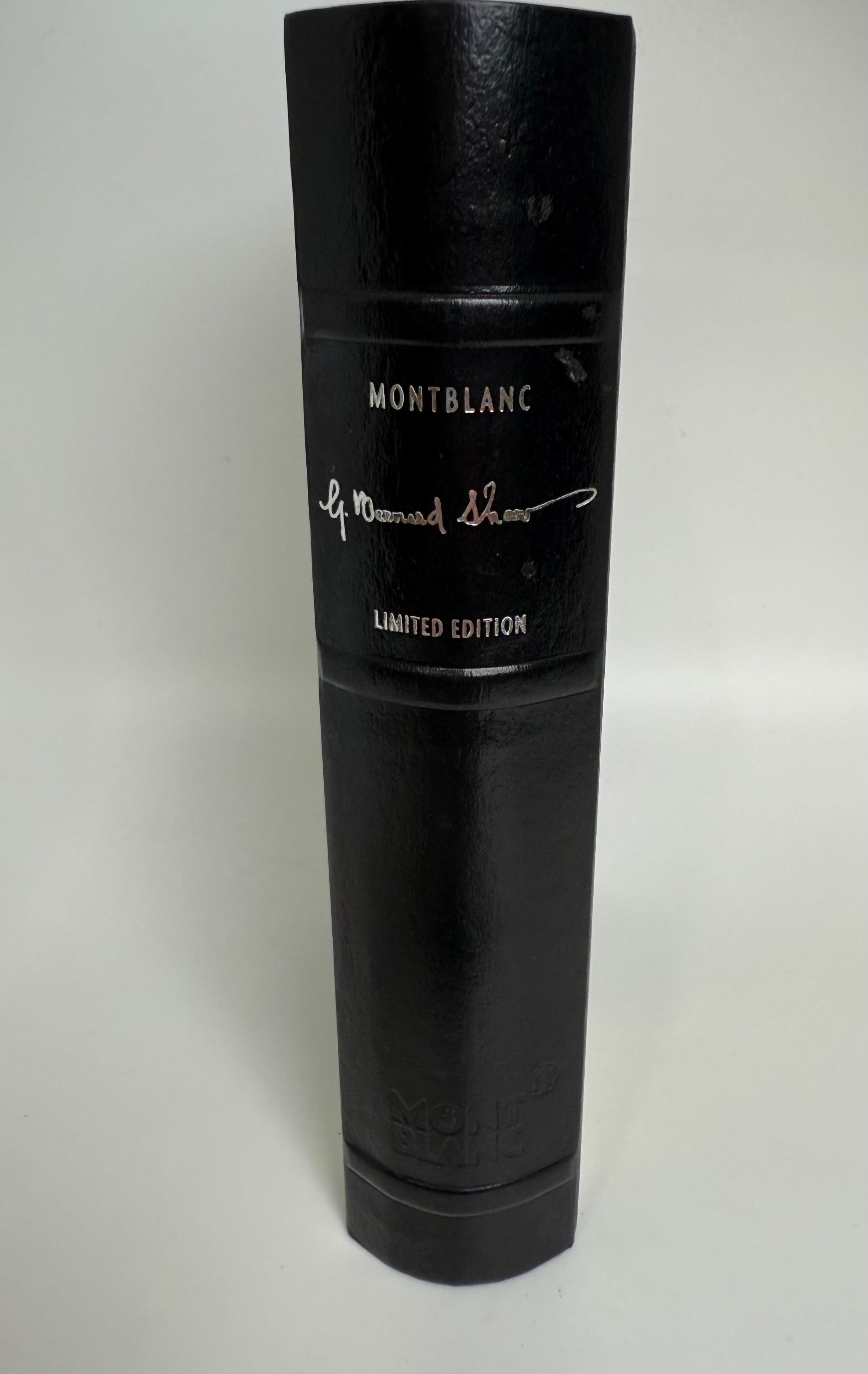 Penna a sfera Montblanc George Bernard Shawe Writers Edition Edizione limitata 2008 in vendita 4
