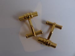 Boutons de manchette dorés Montblanc, Vintage 1950 - Elegant Mid-Century Collectible