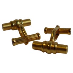 Montblanc Gilded Cufflinks, Vintage 1950 – Elegant Mid-Century Collectible