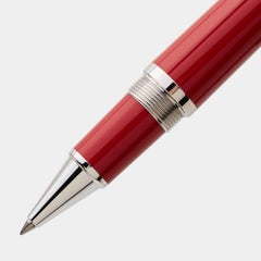Montblanc Great Characters Enzo Ferrari Special Edition Resin SIlver Tone Roller