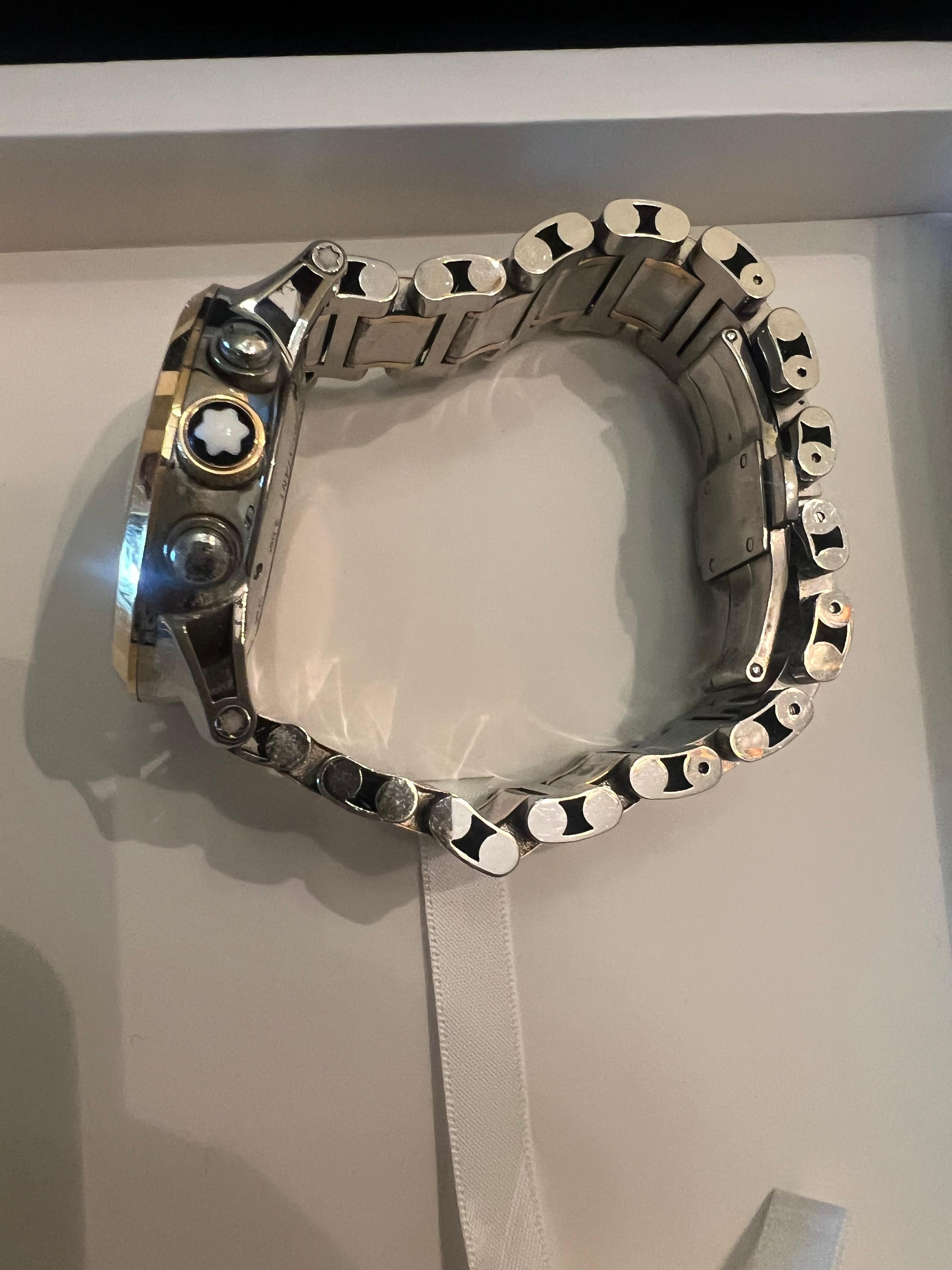 Montblanc Gris Oro Rosa 18K Acero inoxidable TimeWalker con caja y papeles en Excelente estado para la venta en Bilbao, ES