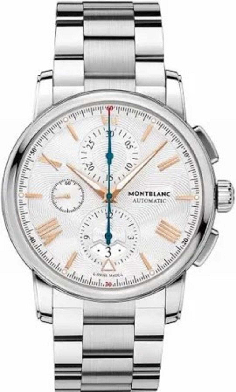 Montblanc Gris Oro Rosa 18K Acero inoxidable TimeWalker con caja y papeles en venta 1