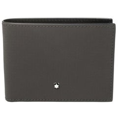 Montblanc Grey Leather Extreme 6CC Bifold Wallet