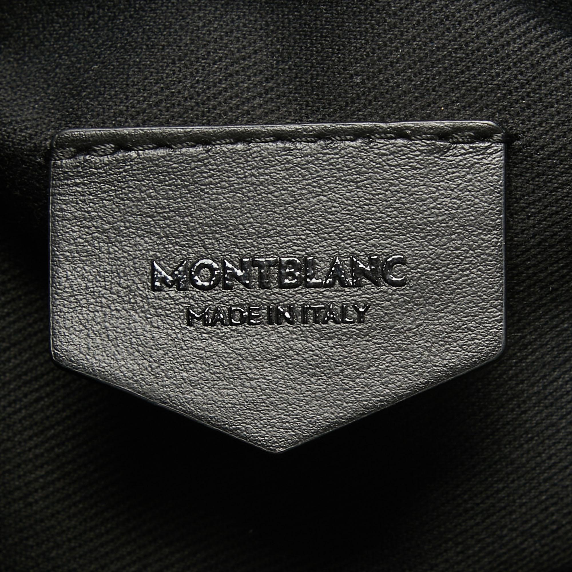 Montblanc Grey Leather Sartorial Vertical Tote 7