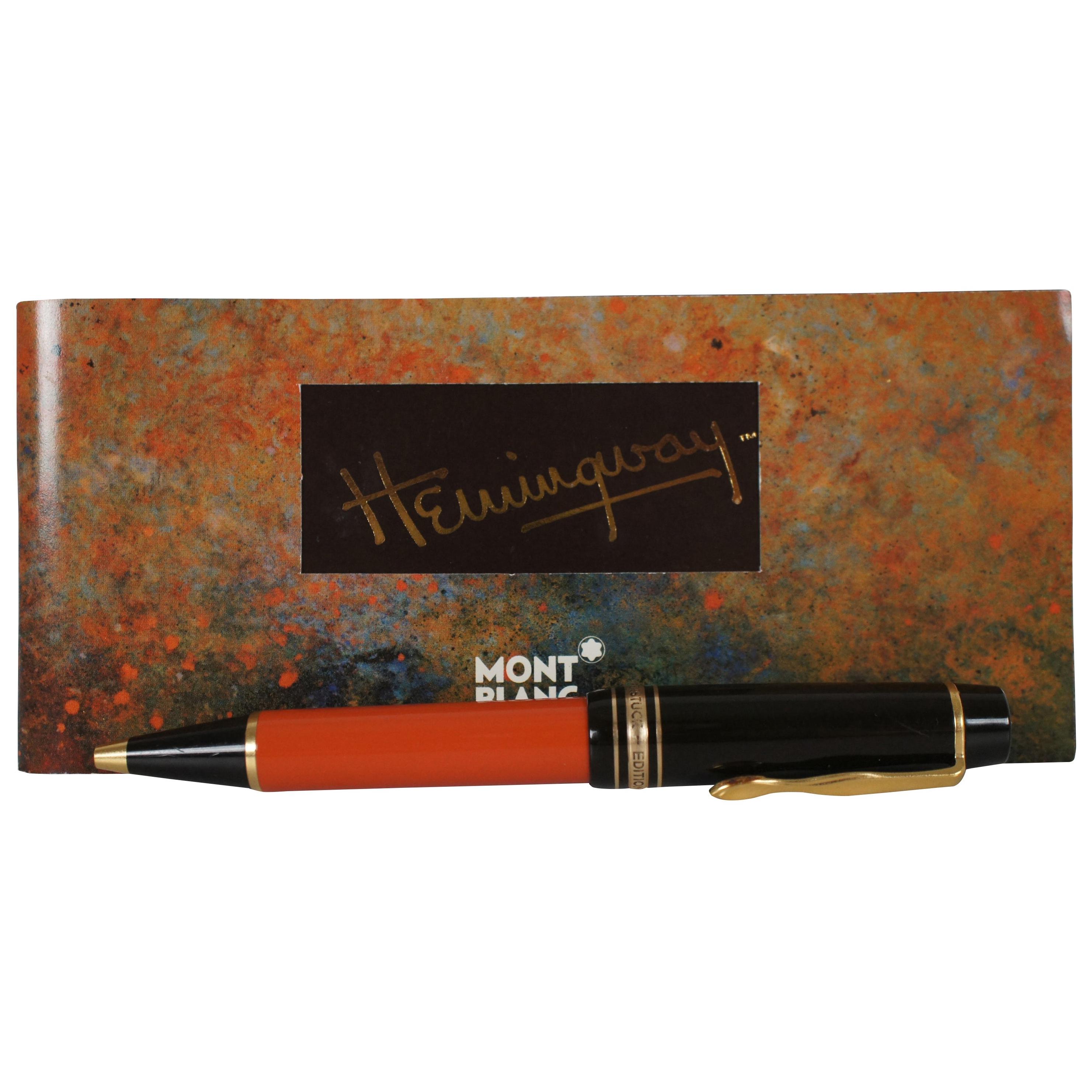 Montblanc Hemingway Meisterstuck Limited Edition Ballpoint Pen Germany