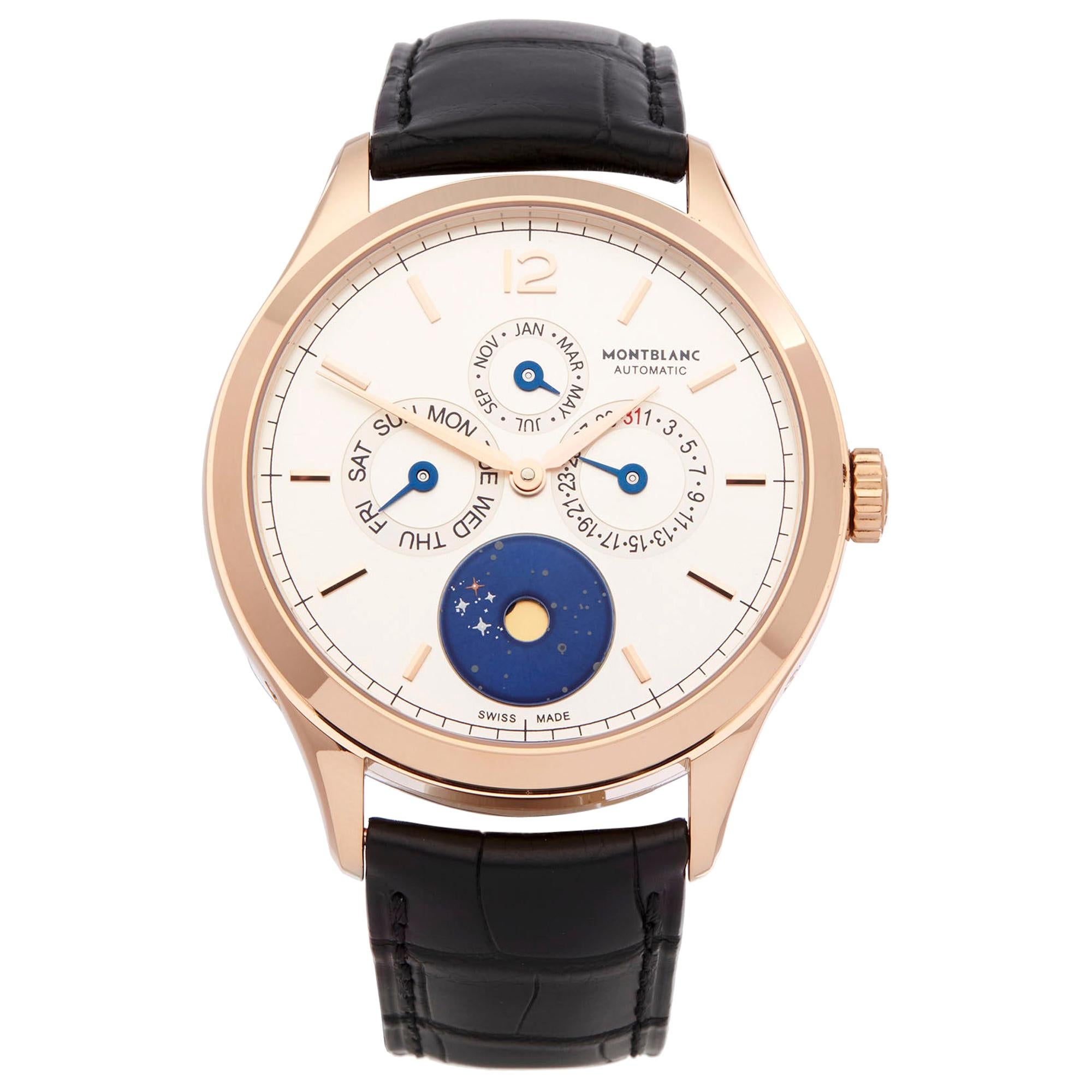 Montblanc Heritage Chonométrie Annual Calendar Chronograph 18K Rose Gold 112537