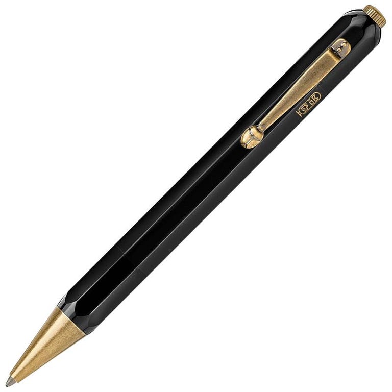 Montblanc Heritage Egyptomania Special Edition Black Ballpoint Pen 125494 at 1stDibs | montblanc