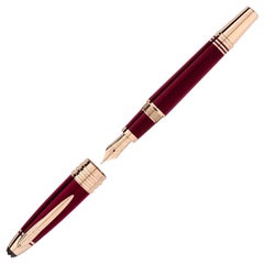 Used Montblanc John F. Kennedy Special Edition Burgundy Fountain Pen 118051