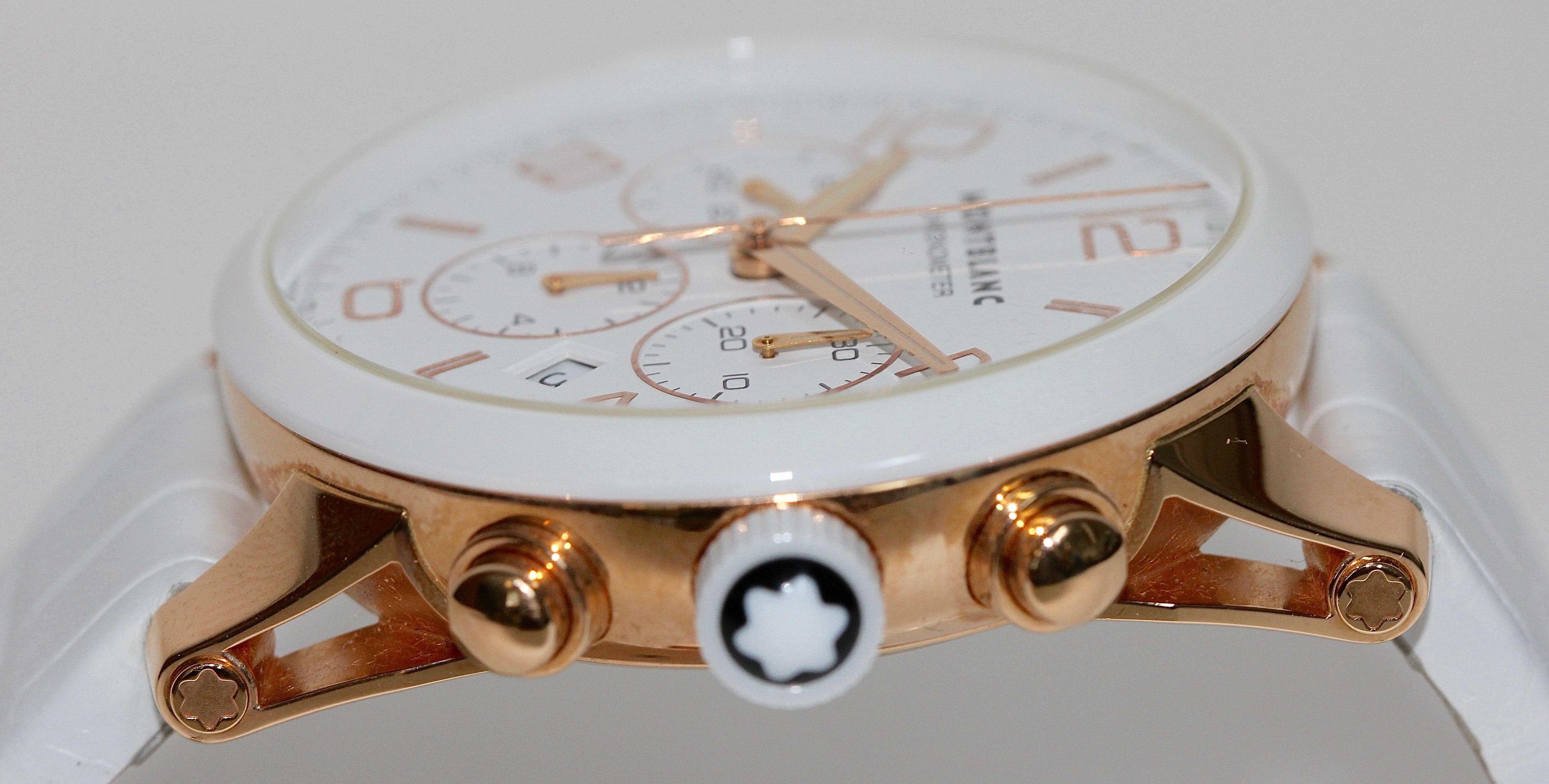 montblanc watch rose gold