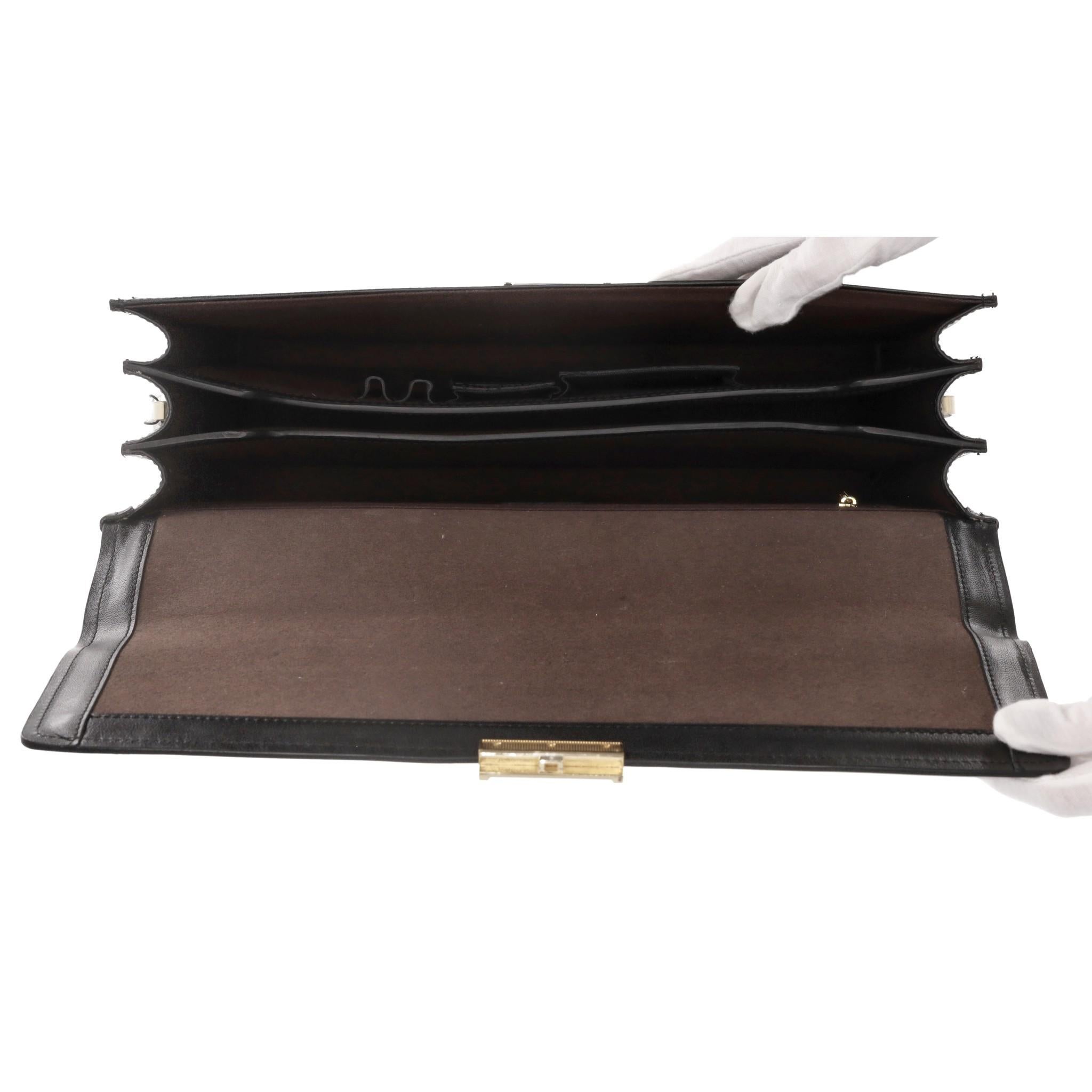 Montblanc Leather Medium Briefcase For Sale 1