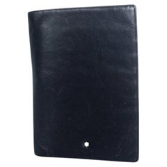 Montblanc, leather wallet with pen