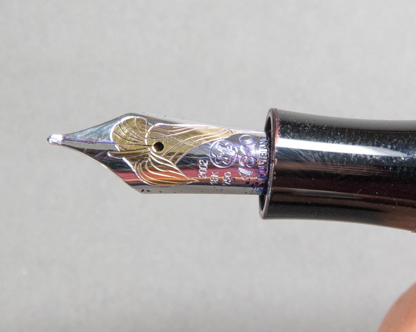 Montblanc Limited Edition Andrew Carnegie Fountain Pen 1912/4810 In Excellent Condition For Sale In Heemskerk, NL